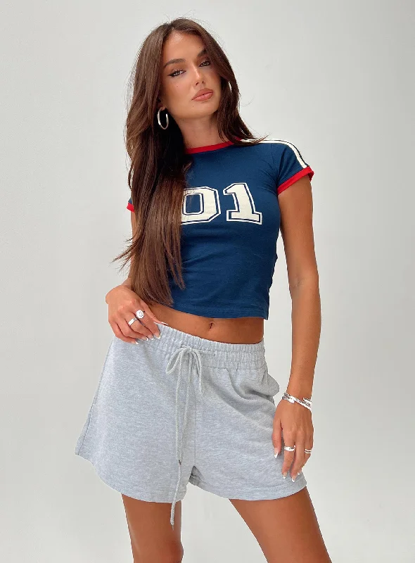 Casual outfits that elevate your style   Eito Longline Sweat Shorts Grey