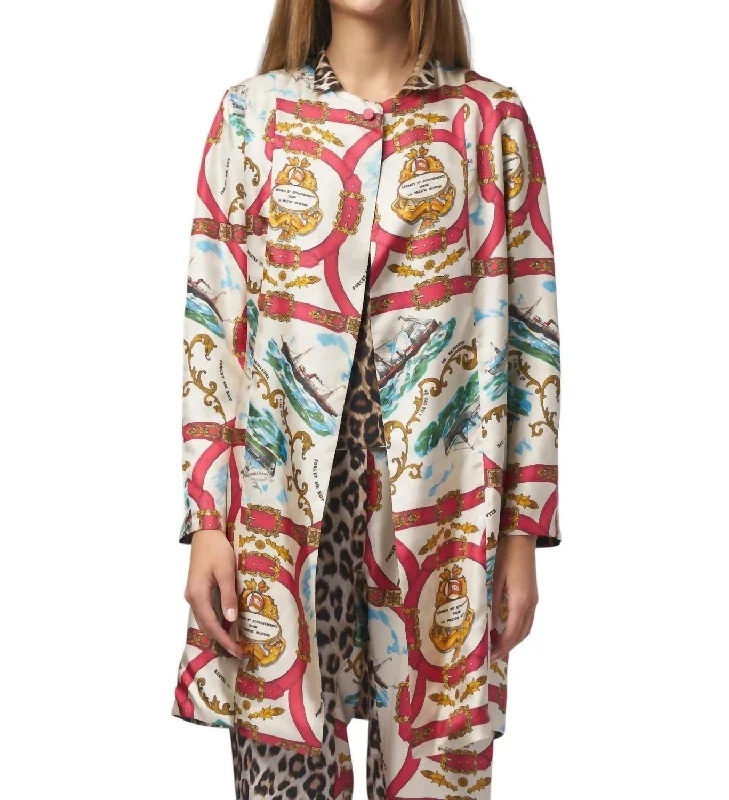 Versatile outfits to transition from day to night   Libertie Reversible Jacket In Attechement/panther