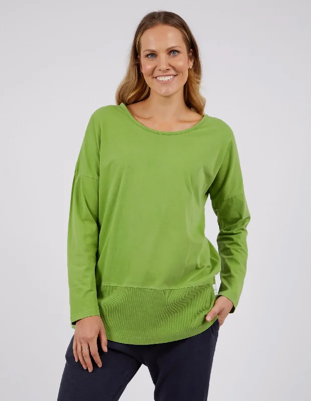 Casual outfits that elevate your style   Elm Rib L/S Tee
