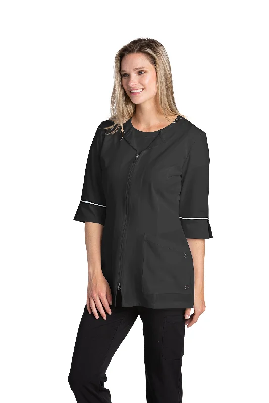 2814 Marvella Labcoat With 2 Way Zipper