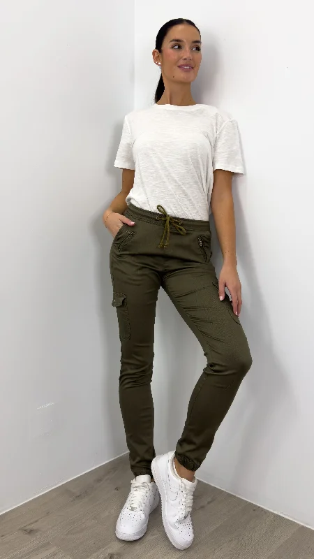 BILLY JOGGER *LONGER LENGTH* - KHAKI