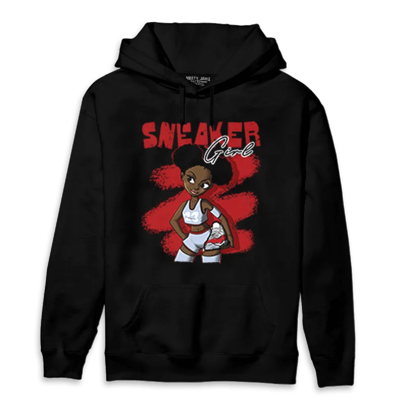 NastyJamz Cherry 11s Hoodie Match Black Sneaker Girl