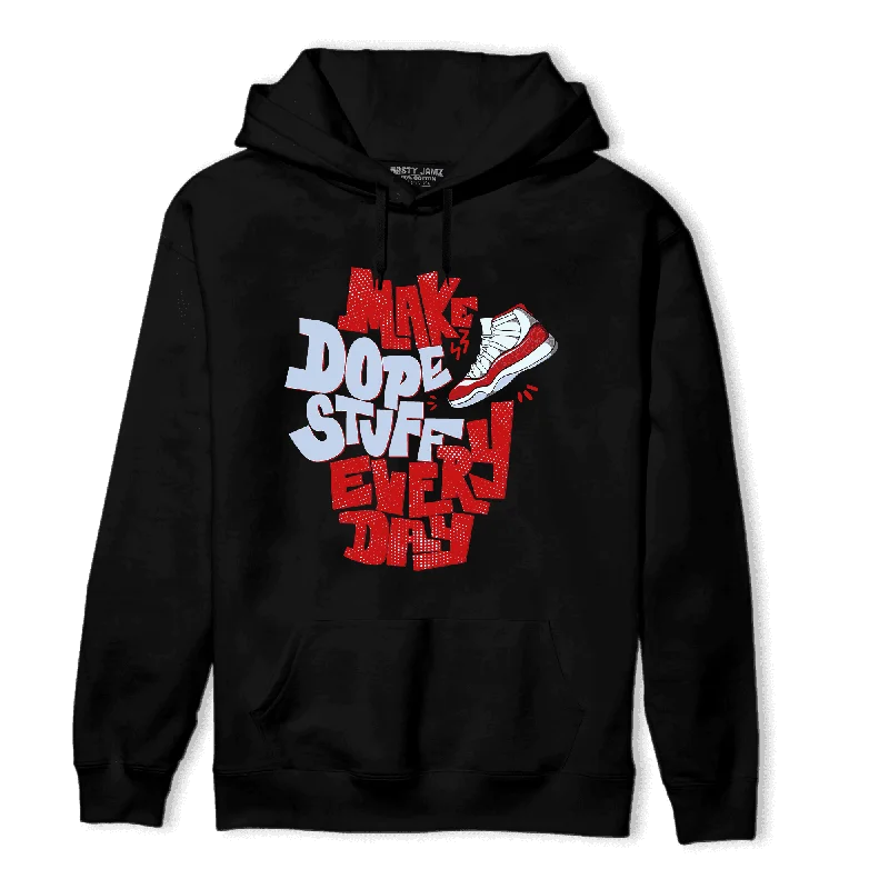 NastyJamz Cherry 11s Hoodie Match Dope Sneaker