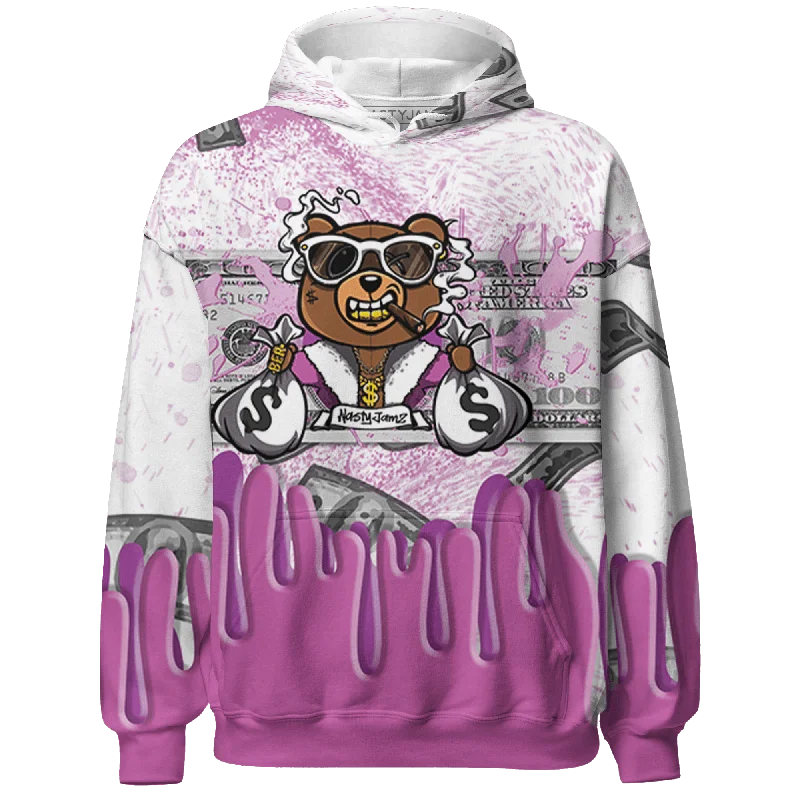 NastyJamz GS Hyper Violet 4s Hoodie Match BER Dollar 3D All-Over Print