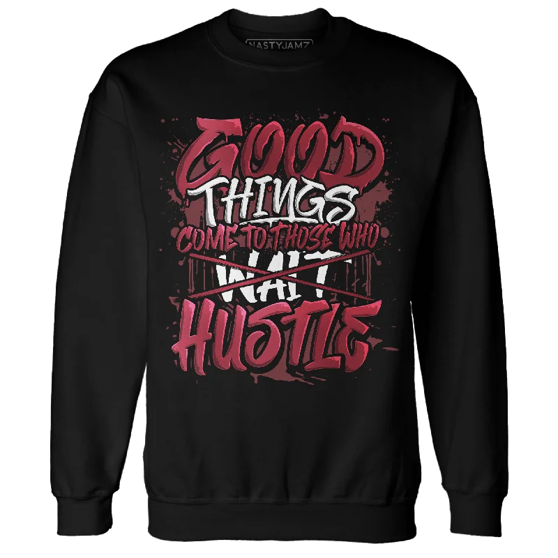 NastyJamz High 85 Metallic Burgundy 1s Sweatshirt Match Good Things