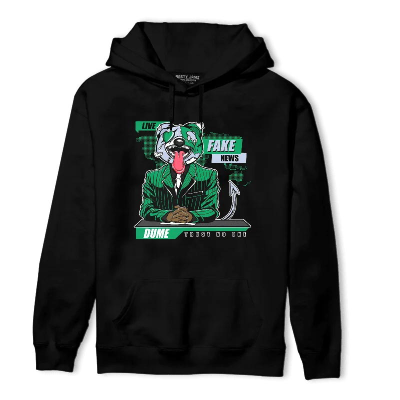 NastyJamz Lucky Green 5s Hoodie Match News Presenter BER