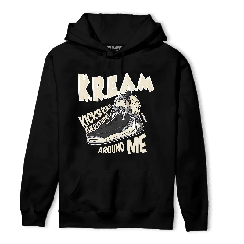 NastyJamz Off Noir 3s Hoodie Match Kream Sneaker