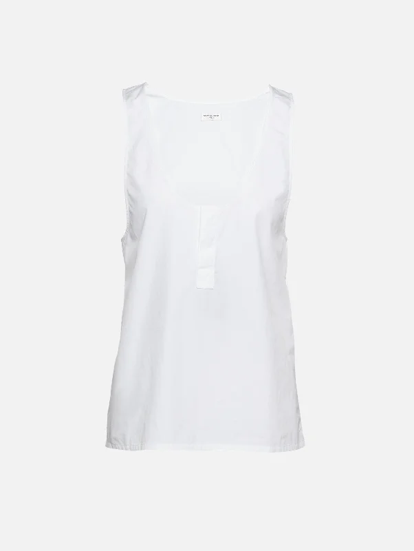 Poplin Cotton Tank