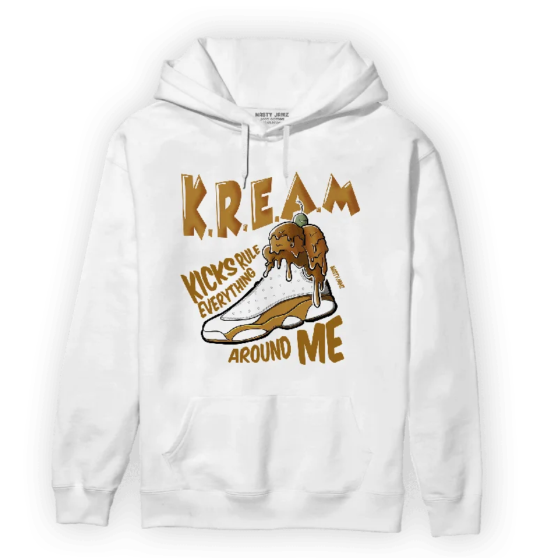 NastyJamz Wheat 13s Hoodie Match Kream Sneaker