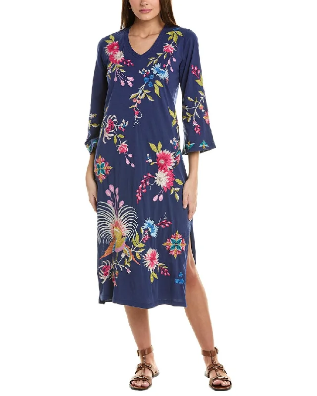 Casual outfits that elevate your style   Johnny Was Julie Kimono Sleeve T-Shirt Dress