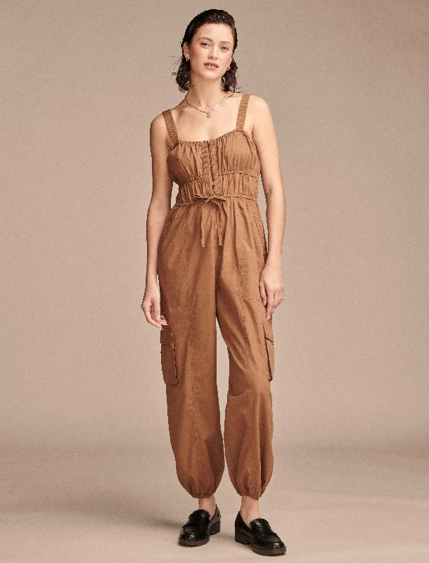 Lucky Brand Women's Military Jumpsuit