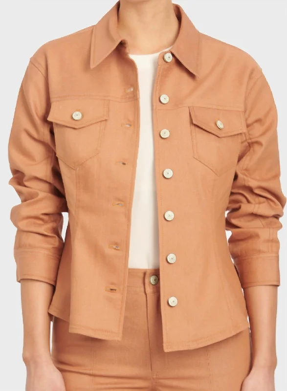 Sleek and sophisticated fashion for modern women   Canyon Jacket In Brown