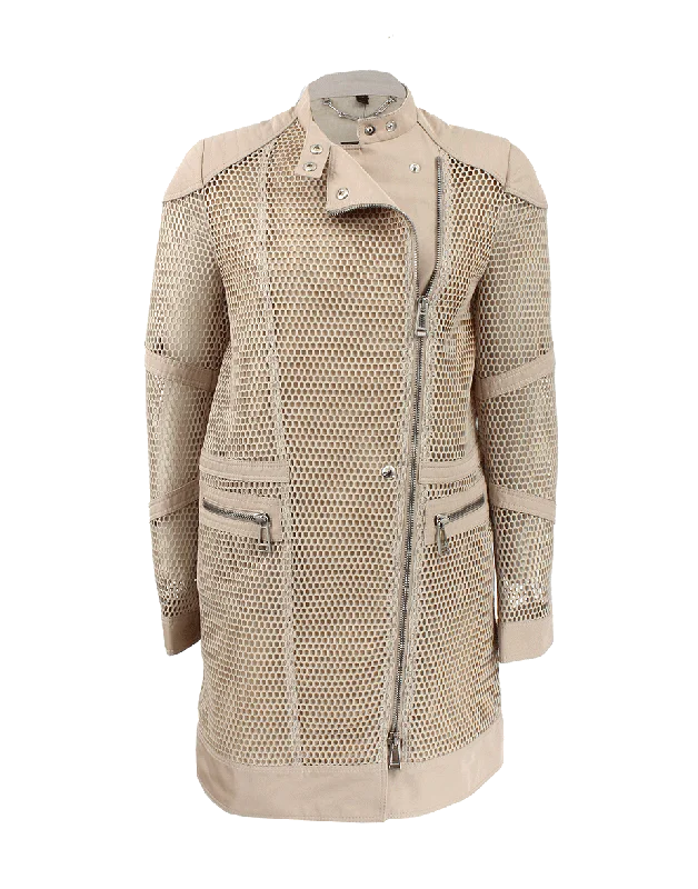 Techno Mesh Perforated Coat