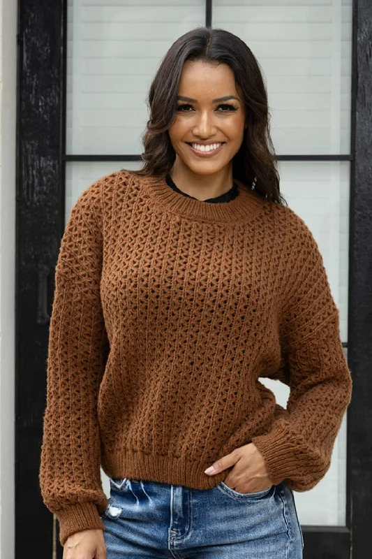 Cozy Long Sleeve Sweater - 100% Polyester