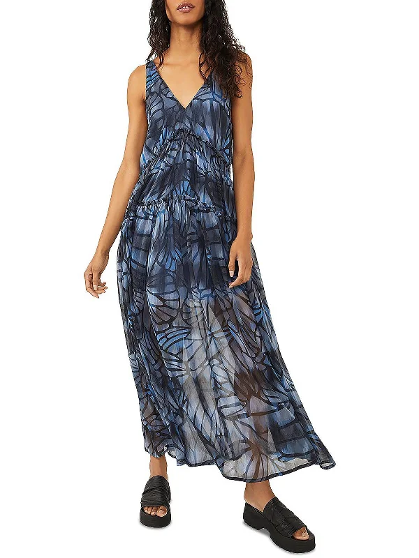 Effortlessly stylish outfits for the modern woman   Julianna Womens Chiffon Printed Maxi Dress